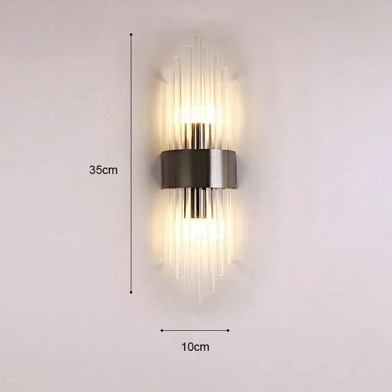 Luxury LED Gold Wall Sconce – Indoor Designer Lighting