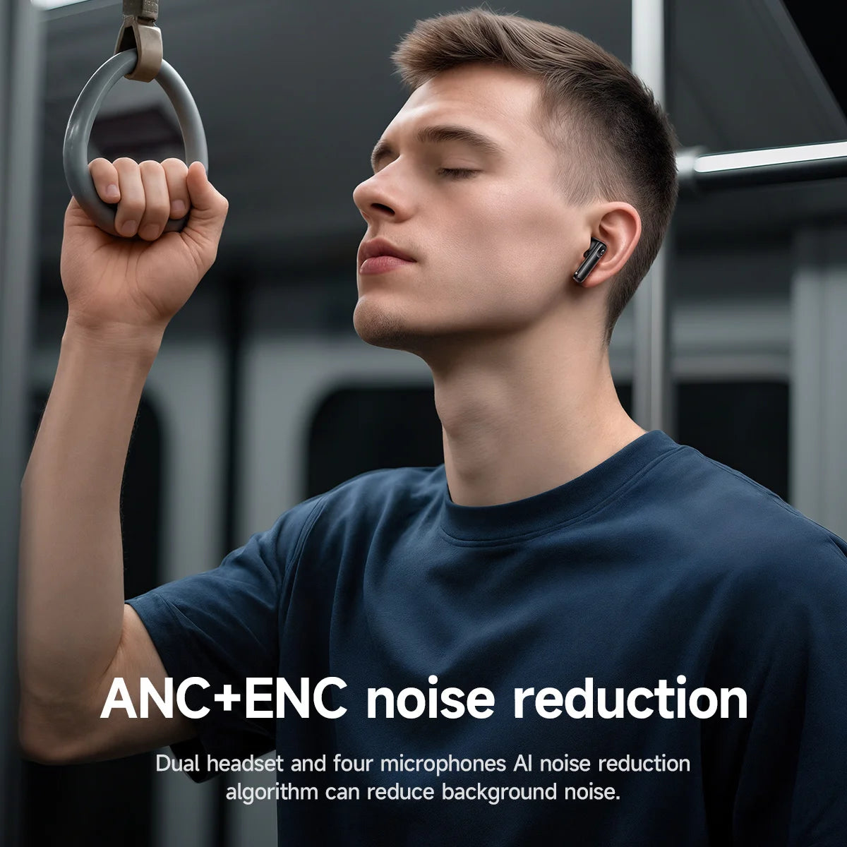 HOCO Smart AI Translation Wireless ANC ENC Noise Cancelling Earphones Bluetooth 5.4 Music Sports HiFi Stereo Earbuds with 4 Mics