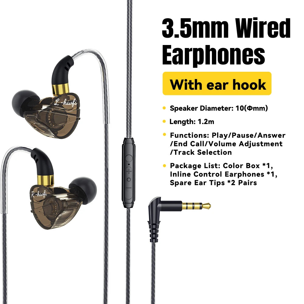Essager 3.5mm In Ear Wired Headphone With Microphone For Xiaomi Redmi Samsung Computer PC Tablets Smartphone Headset Earphone