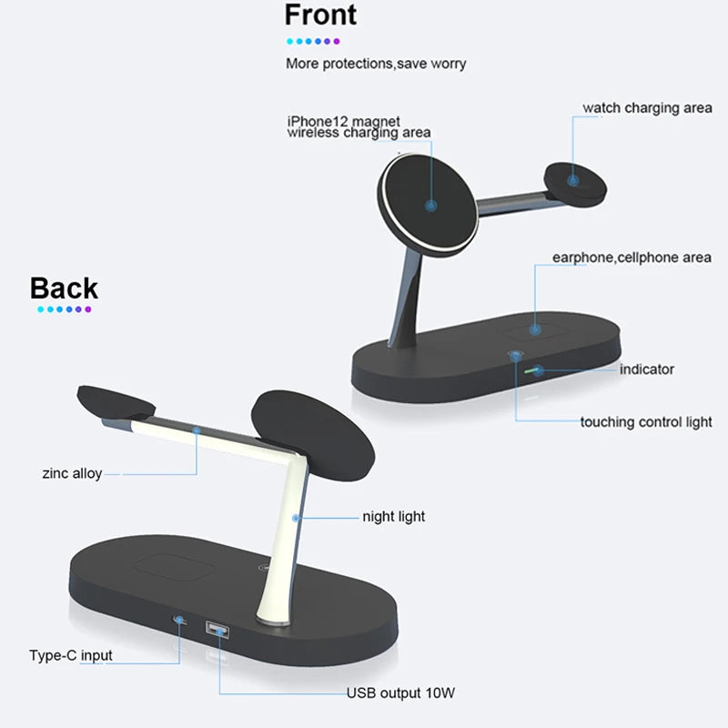 3-in-1 Wireless Charger – Fast Charging for Apple Devices