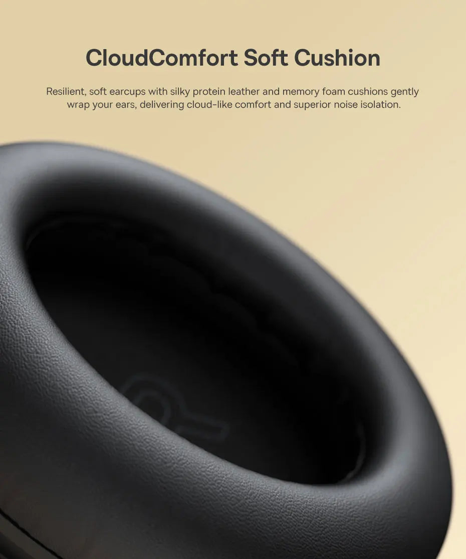 Baseus Bowie MH1 ANC Wireless Headphone 48dB Adaptive Hybrid Noise Cancelling Headsets 80H Playtime Hi-Res Audio LDAC Headphone