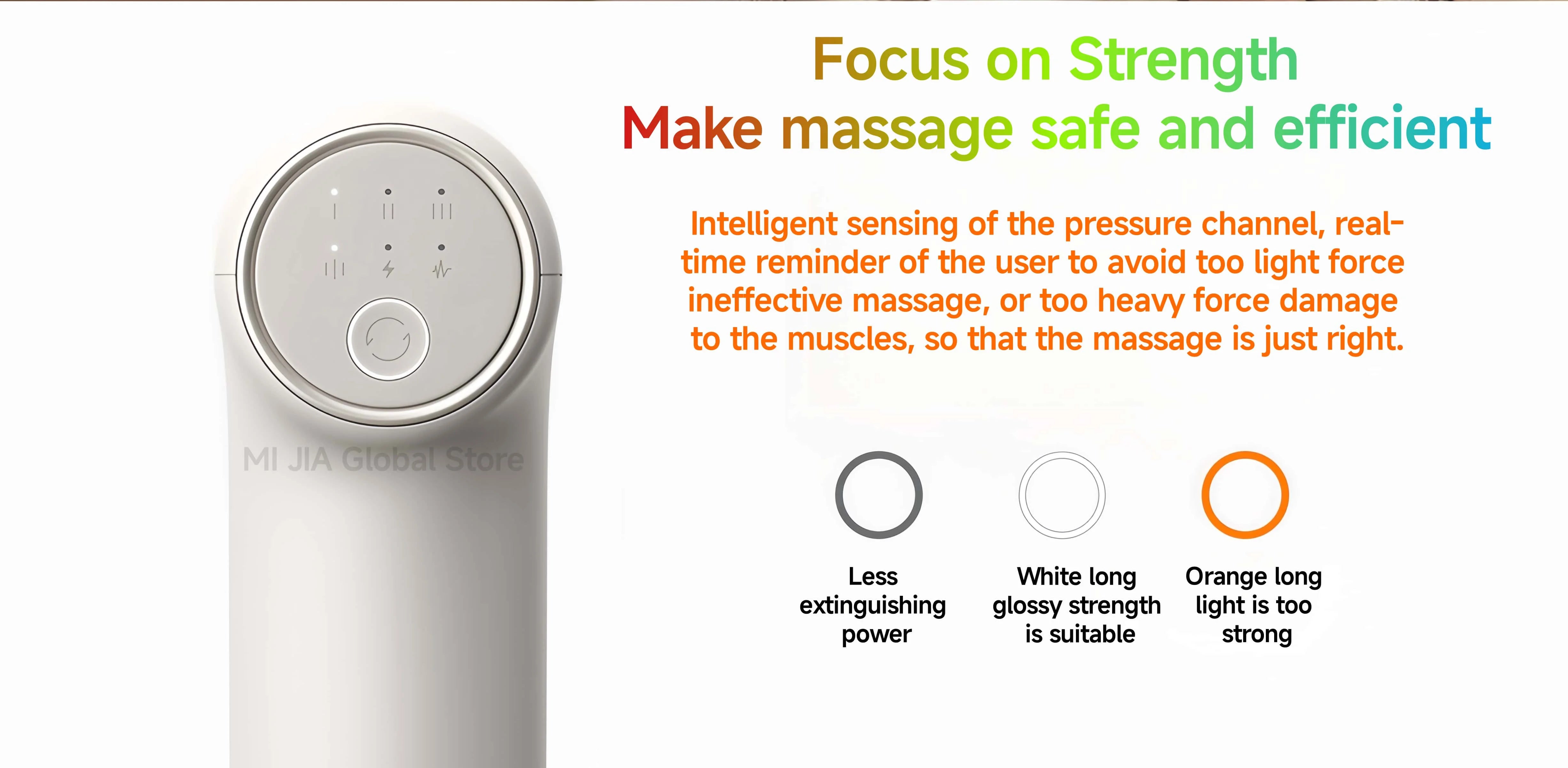 Mijia Mini Fascia Gun 3 – Portable Muscle Massage Gun, 12kg Thrust, Silent Motor