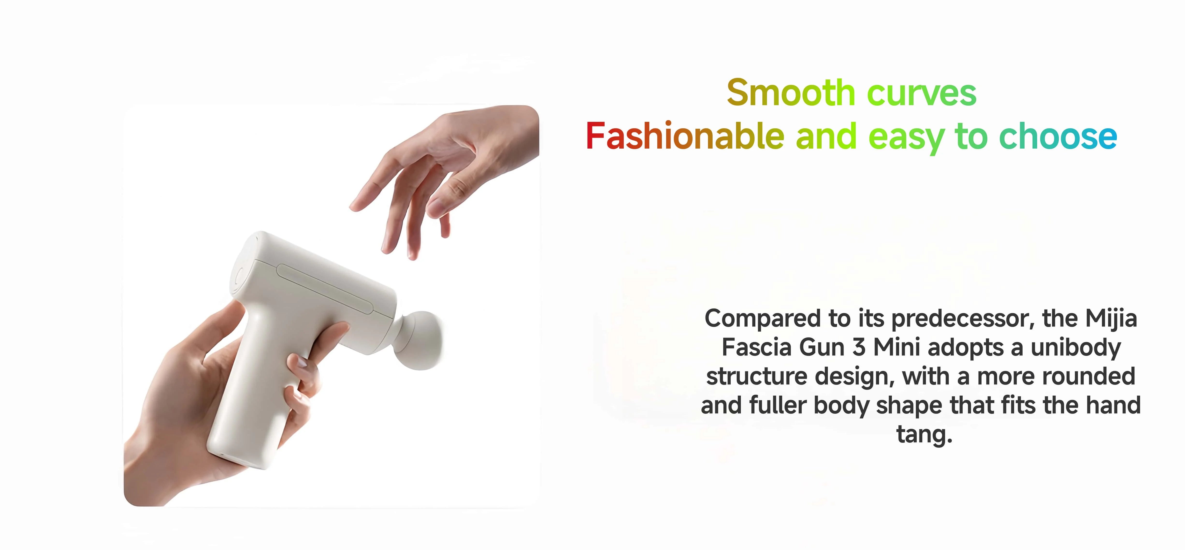 Mijia Mini Fascia Gun 3 – Portable Muscle Massage Gun, 12kg Thrust, Silent Motor
