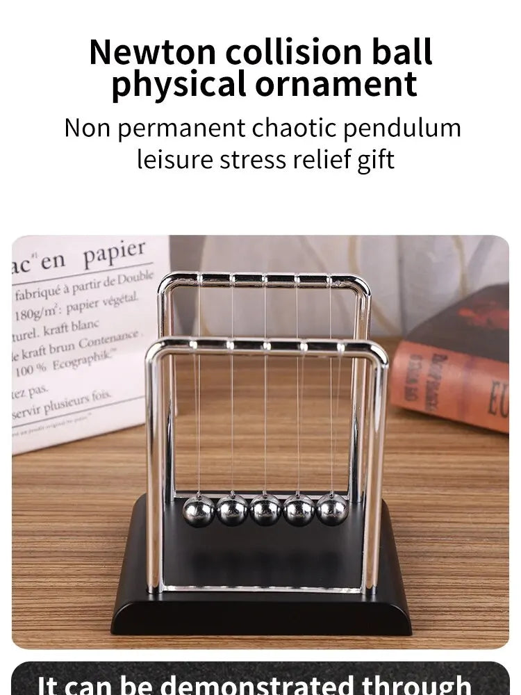 Newton’s Cradle – Desktop Physics Toy & Stress Relief