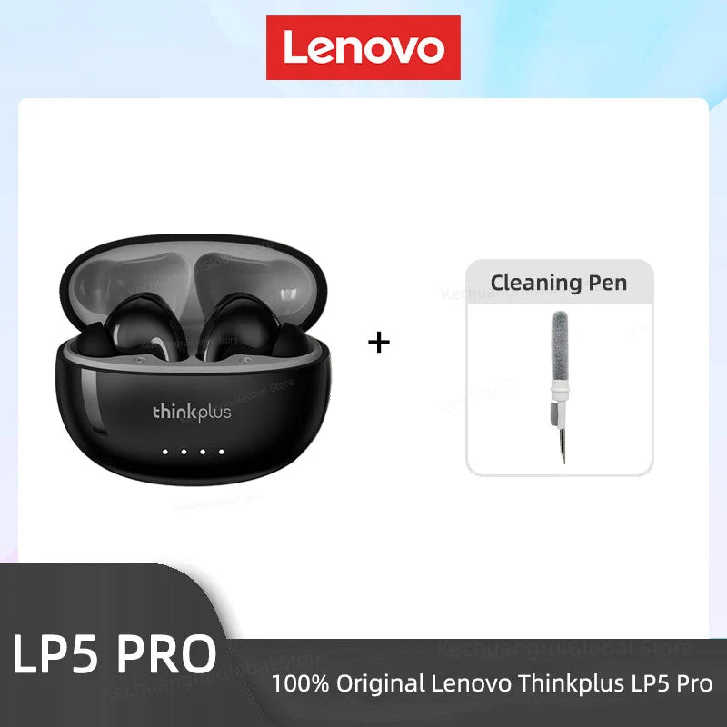 Lenovo LP5 Pro Wireless Earbuds – Bluetooth 5.4, HiFi Stereo Sound & Gaming Mode