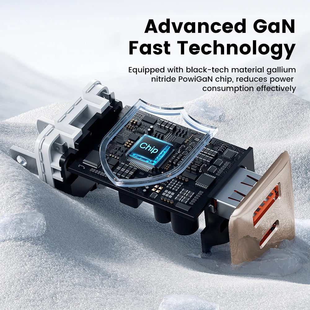 Toocki 67W GaN Charger – Fast USB-C PD for iPhone, MacBook & Samsung
