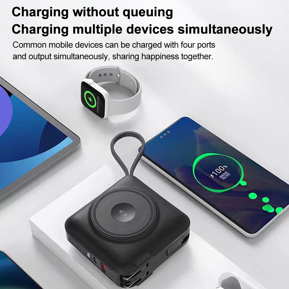 8-in-1 Magnetic Wireless Power Bank – 15000mAh, 45W