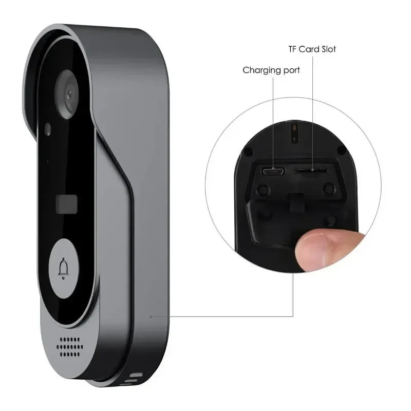 Tuya WiFi Video Doorbell – HD Camera & Outdoor Security