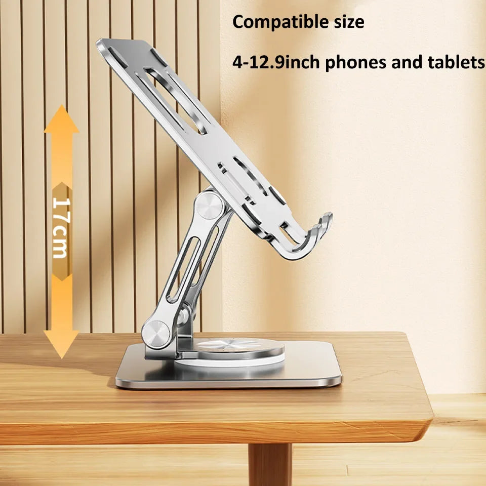 360° Tablet Stand – Adjustable Foldable iPad Holder
