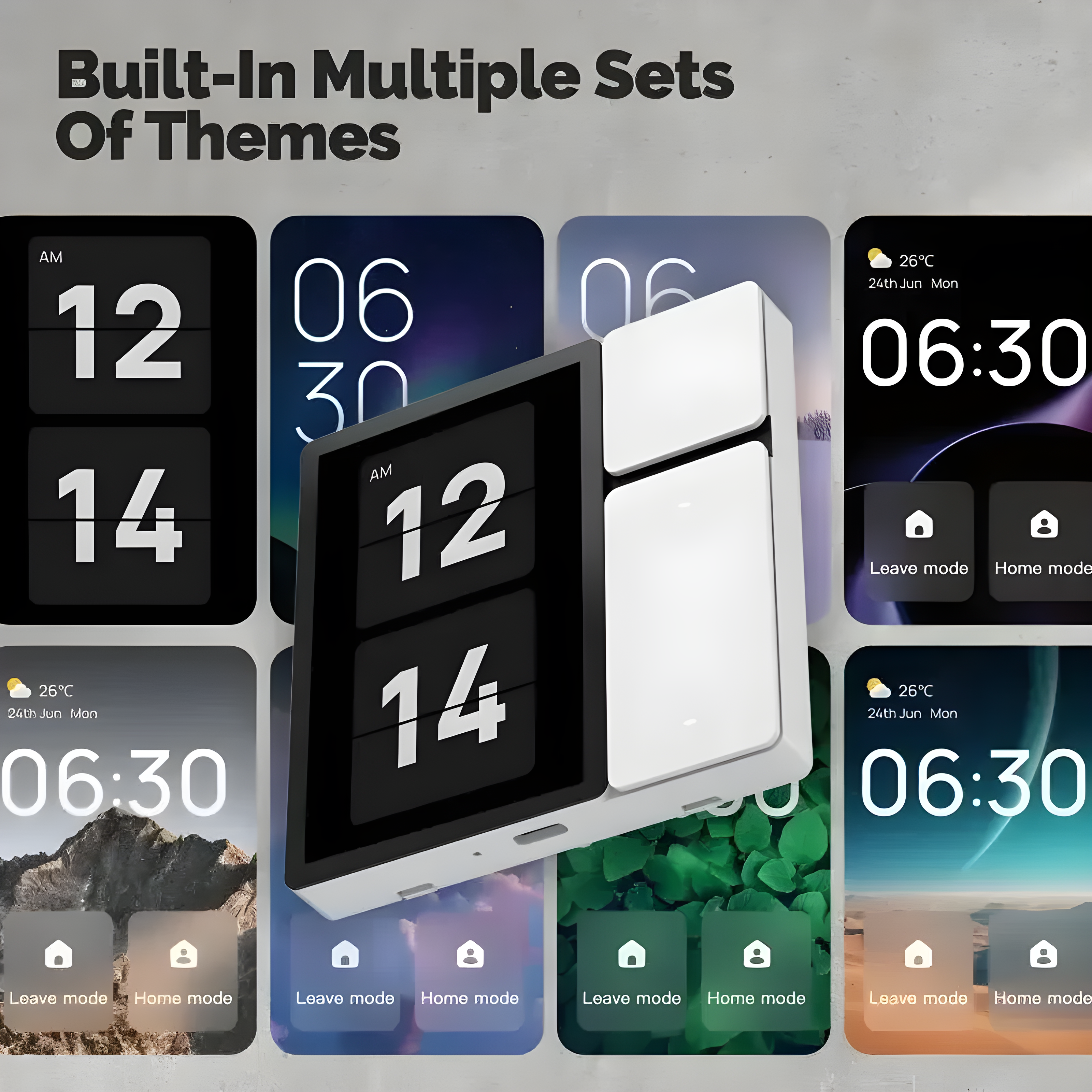 3.5" Smart Home Control Panel — Wi-Fi Touchscreen with Alexa & IR Remote