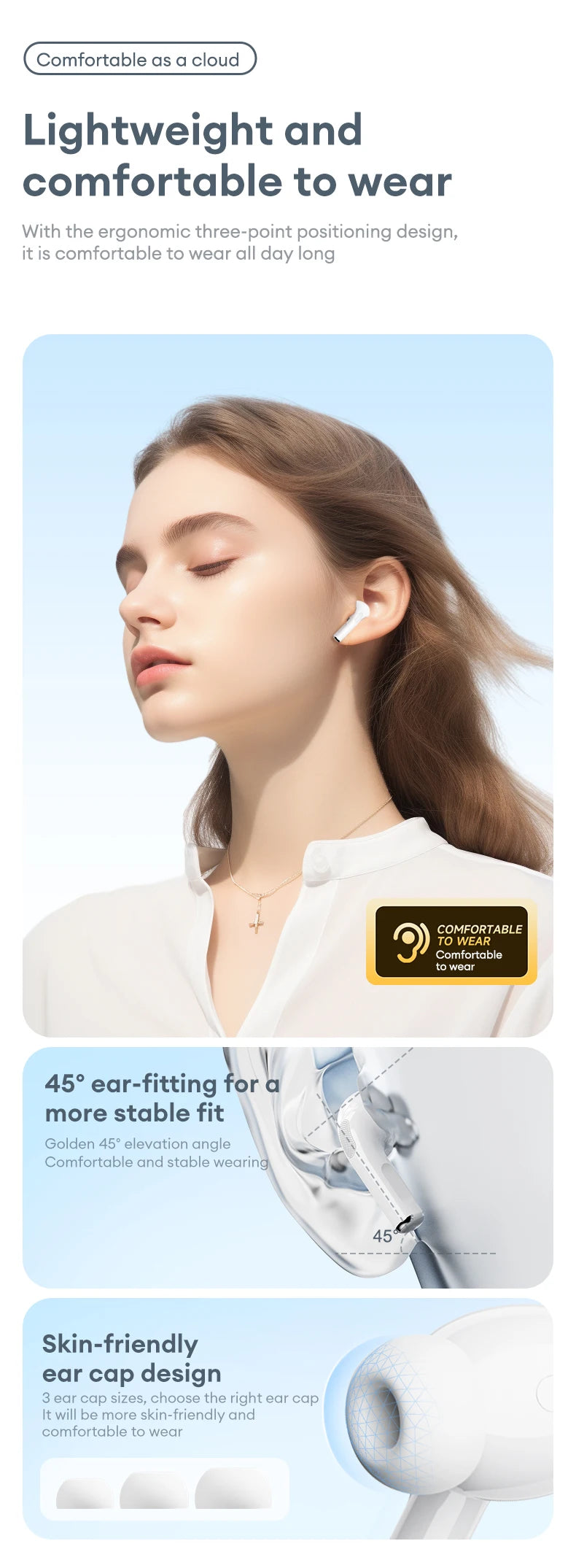 Lenovo Original LP5 PRO TWS Wireless Bluetooth V5.4 Stereo Earphones Long Endurance Touch Earbuds Low Latency Gaming Headset New