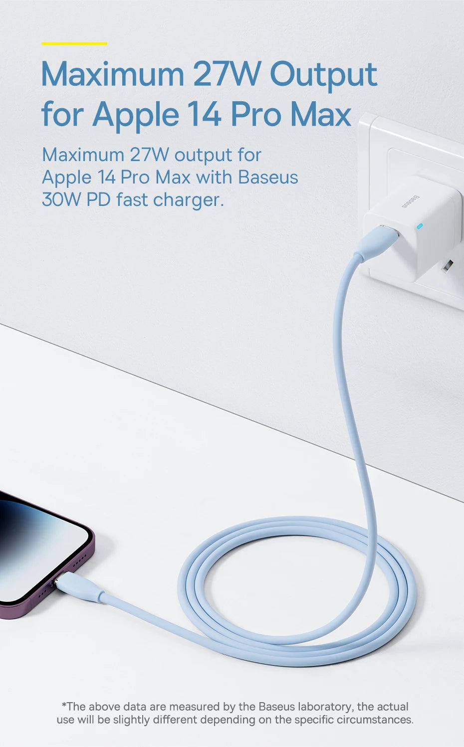 Baseus 20W Fast Charge USB-C to Lightning Cable
