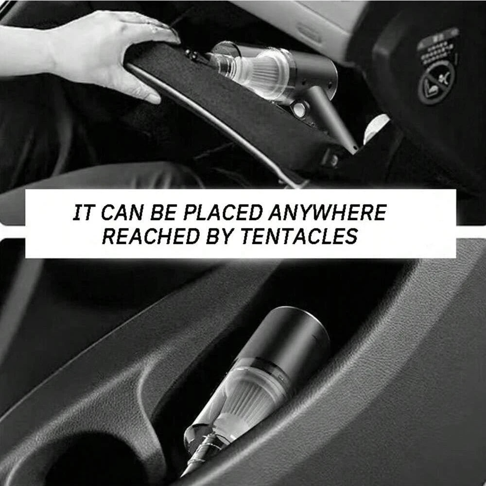 3-in-1 Car & Home Vacuum – USB Rechargeable