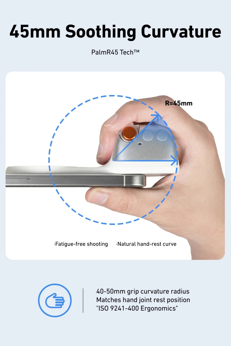 TELESIN Phone Camera Grip with Remote – iPhone & Android