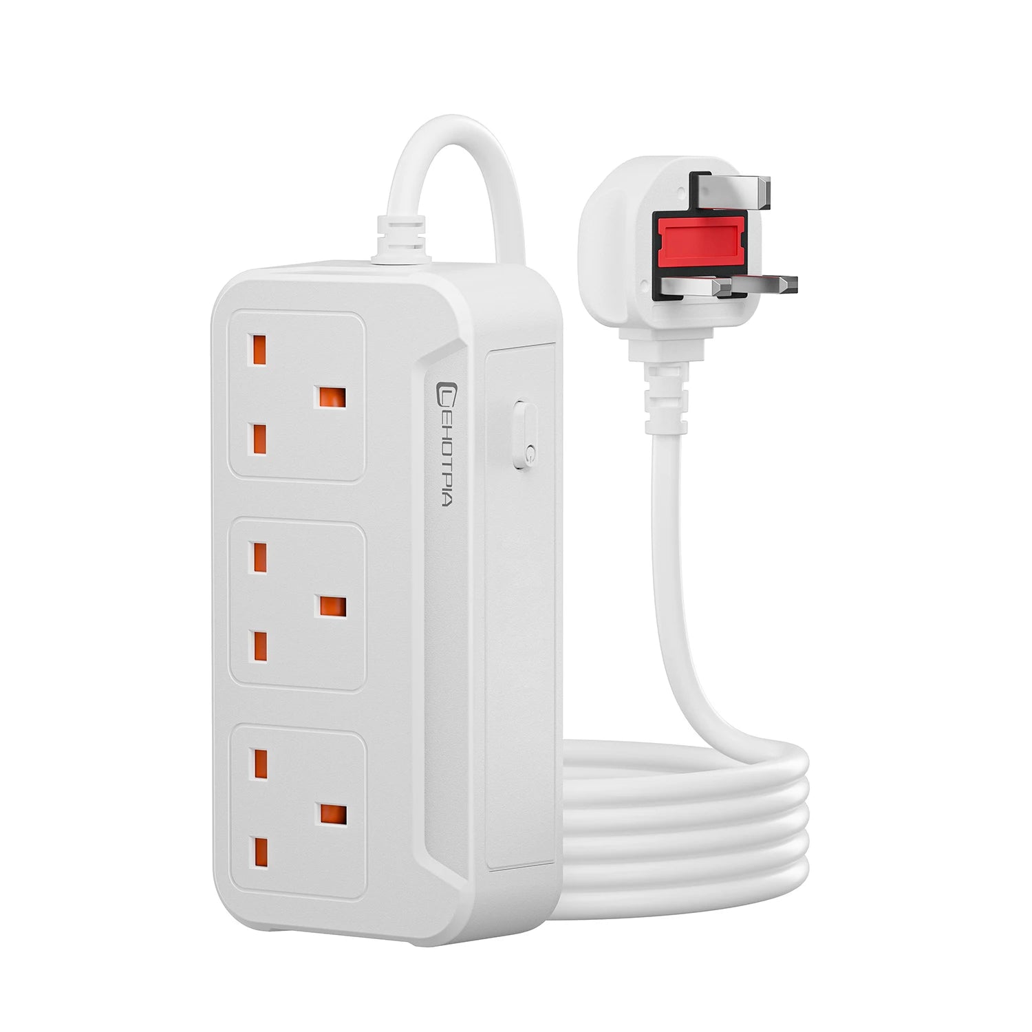 UK Power Strip with USB-C Fast Charging