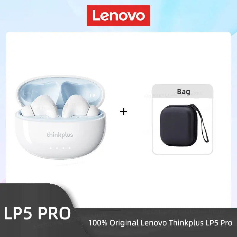 Lenovo LP5 Pro Wireless Earbuds – Bluetooth 5.4, HiFi Stereo Sound & Gaming Mode