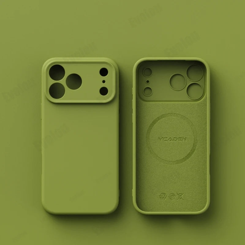 Matte Skin Liquid Silicone MagSafe Case – iPhone 17 / Pro / Pro Max / Air
