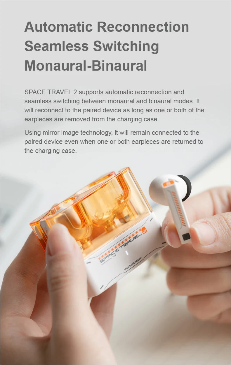 MOONDROP Space Travel 2 TWS Earbuds – ANC, HiFi Sound, Bluetooth 6.0
