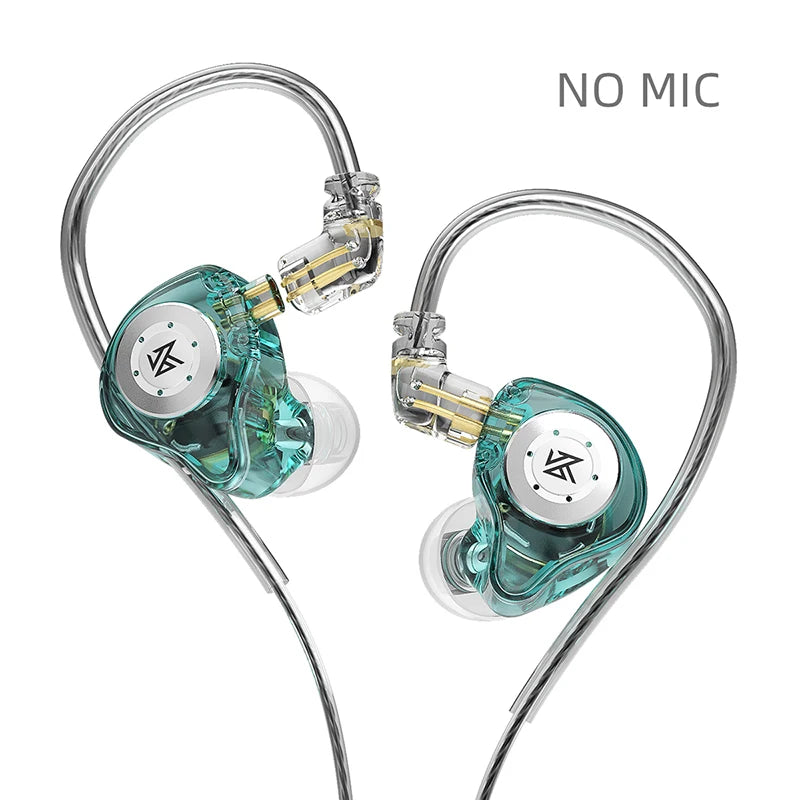 KZ EDX Pro In-Ear Earphones – HiFi Bass Wired IEM, Detachable C-Pin Cable