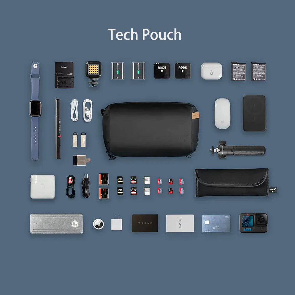 PGYTECH Tech Organizer Pouch – Waterproof Electronics Storage for Cables & Accessories