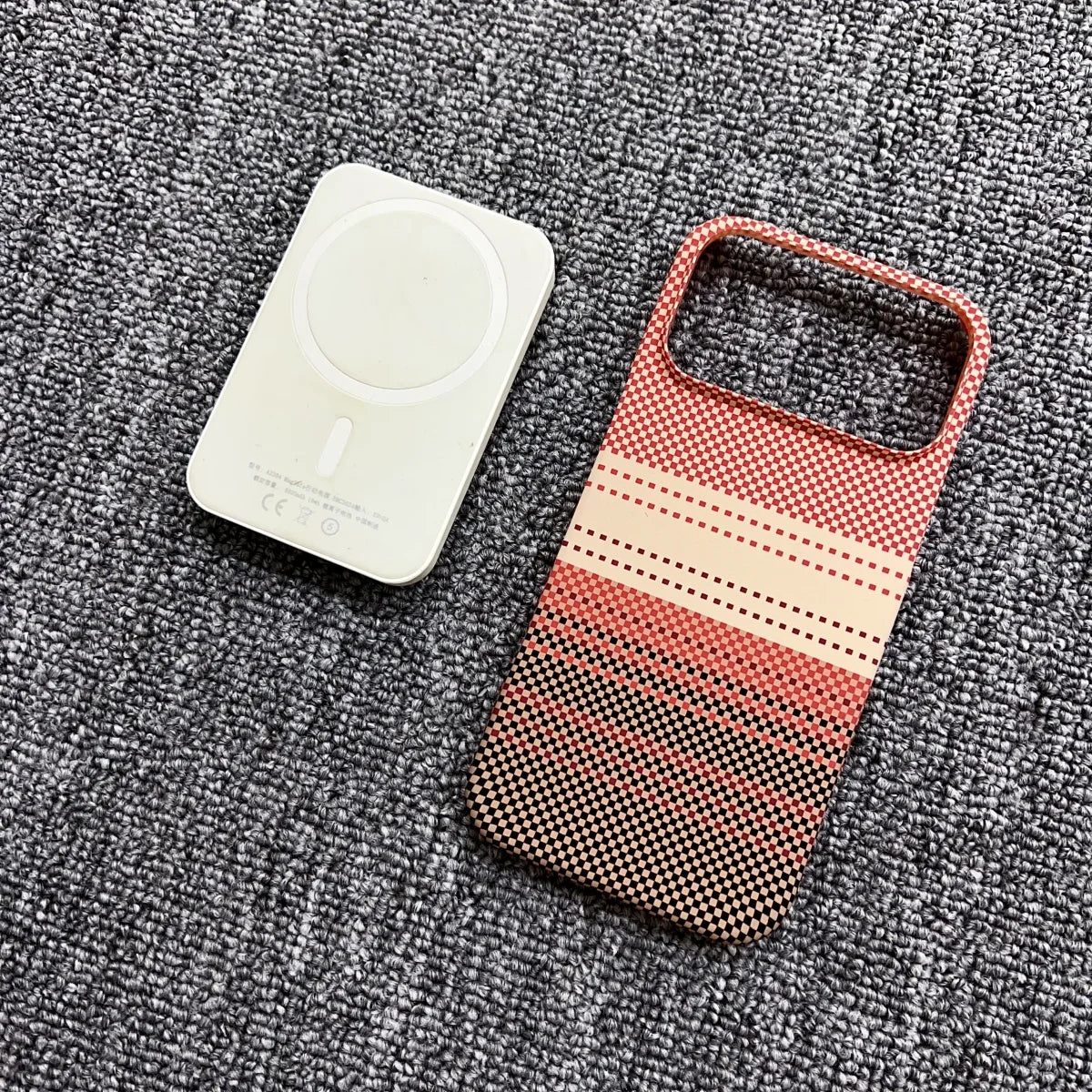 Frameless Carbon Fiber Starry Sky Magnetic Case – iPhone 15–17 Series