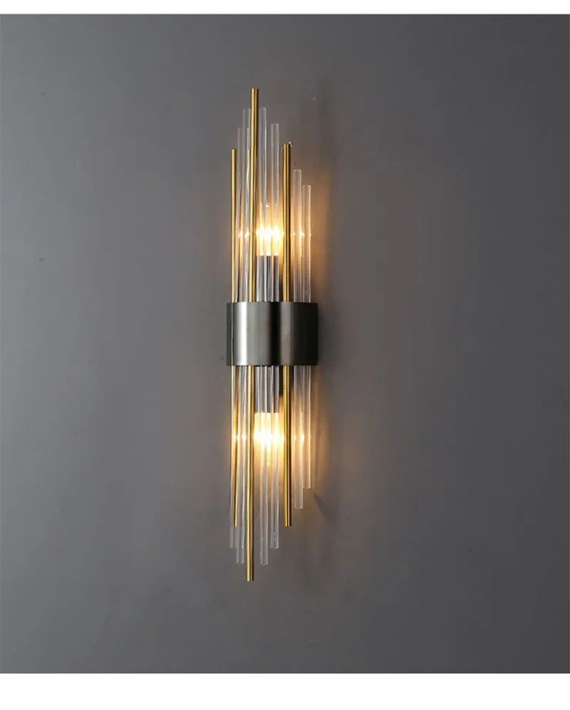 Luxury LED Gold Wall Sconce – Indoor Designer Lighting