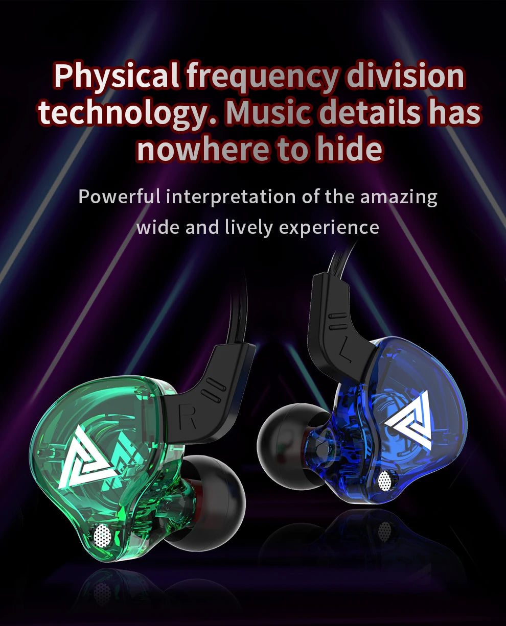Original QKZ AK6 Earbuds – Stereo Sports Headphones