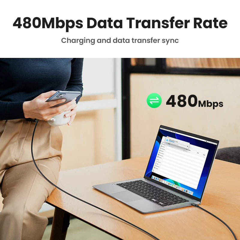 UGREEN USB-C to USB-C 5A – 100W Fast Charge