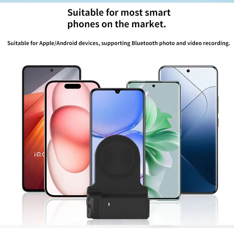 Magnetic SnapGrip Phone Stand – Selfie & Vlogging Tripod with Bluetooth Remote