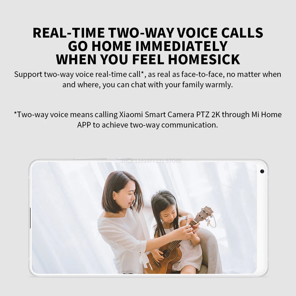 Xiaomi Mi PTZ Security Camera – 3MP, 360° View, AI Detection, Night Vision