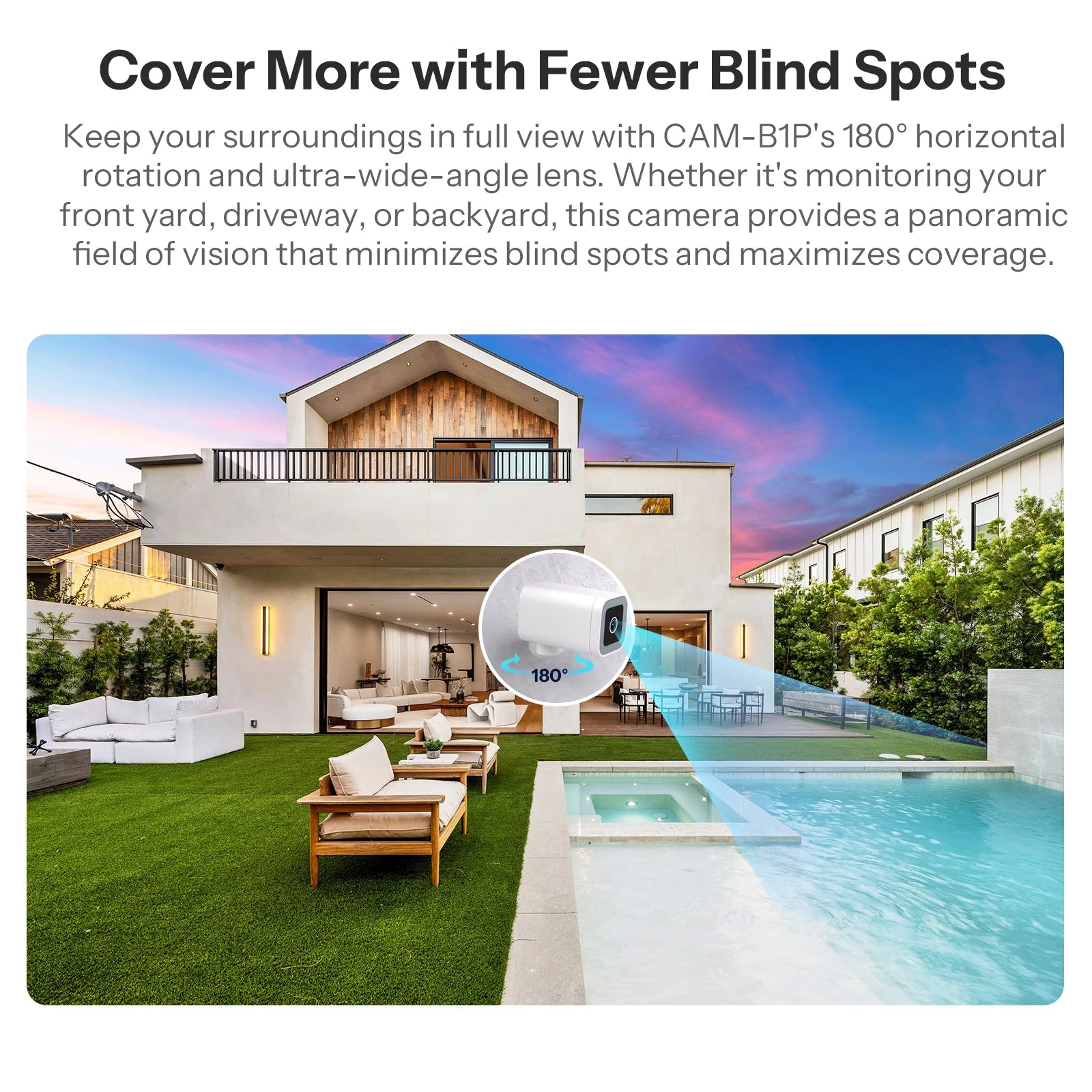 SONOFF Smart Outdoor Camera – 2K HD, AI Detection, Night Vision, IP65
