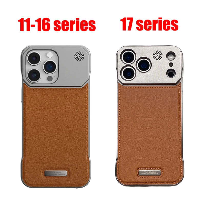 Business Leather iPhone Case – Magsafe Magnetic Armor