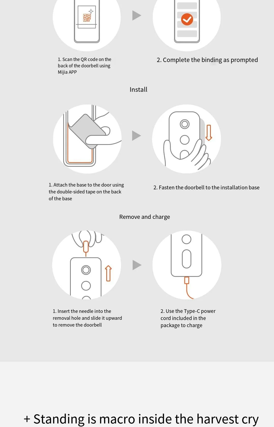 Xiaomi Doorbell 3 – Smart Video Doorbell with 2K HD & Long Battery Life