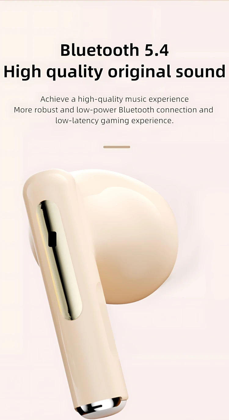 TWS Wireless Bluetooth Earbuds – LED Display, Noise Reduction & IPX Waterproof Sports Headphones
