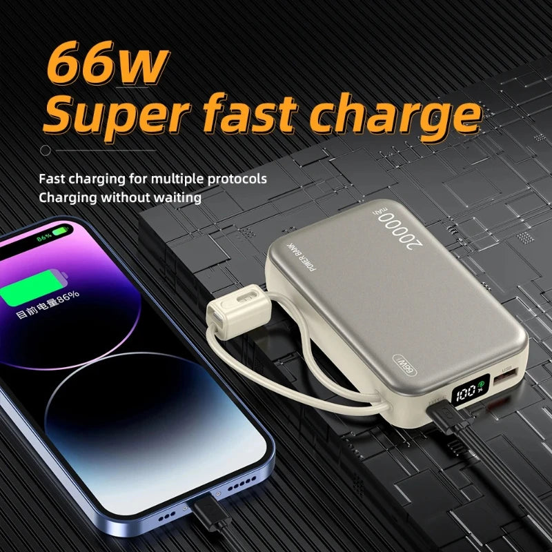 2025 High-Capacity 20000mAh Power Bank – Fast Charge for Smartphones