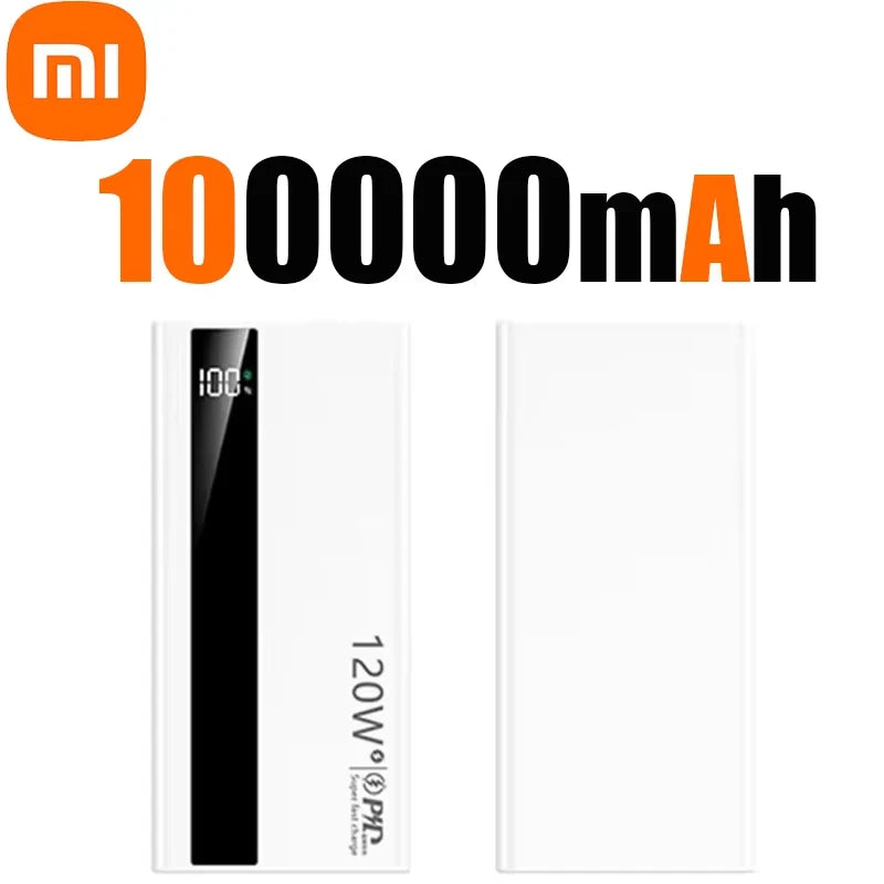 MIJIA 200000mAh Portable Charger – 120W Fast Power Bank for Phones