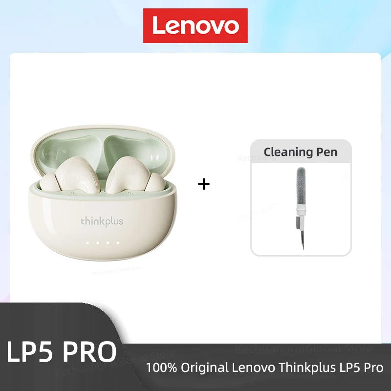 Lenovo LP5 Pro Wireless Earbuds – Bluetooth 5.4, HiFi Stereo Sound & Gaming Mode