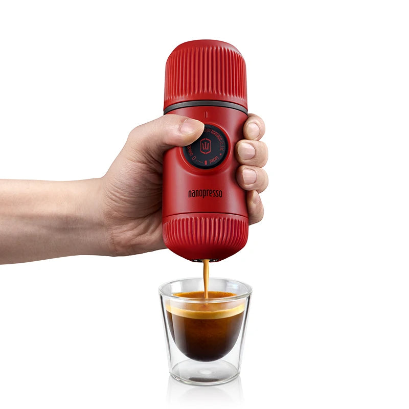 Wacaco Nanopresso Espresso Maker – Portable Travel Coffee Machine, 18 Bar