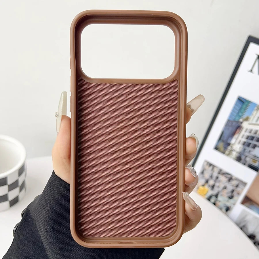 iPhone Woven Protective Case – Official Magnetic Cover for iPhone 17-13 Pro Max