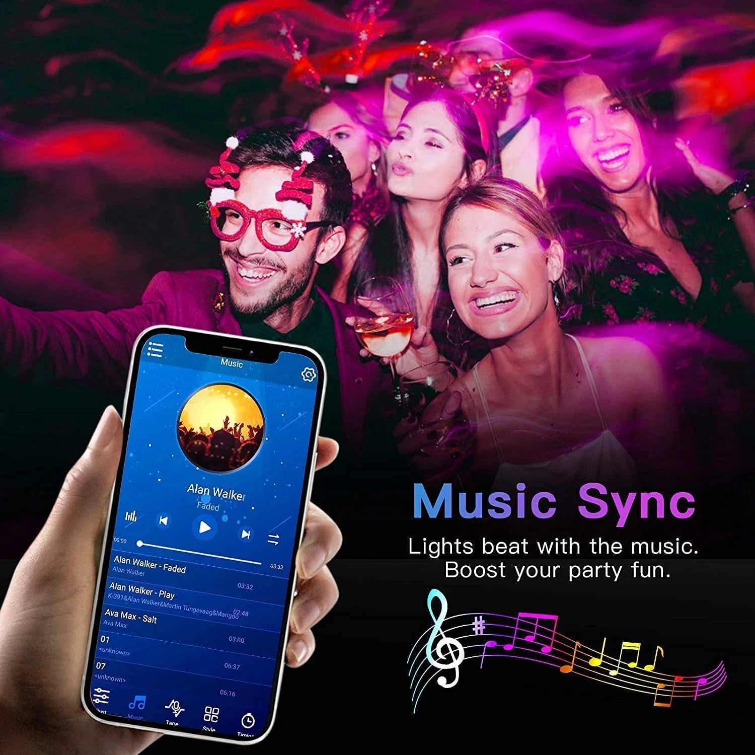 10m 20m 30m 40m Smart RGB LED Strip Lights Bluetooth App Control Music Sync DC24V LED RGB Tape Backing for Bedroom Home Decor