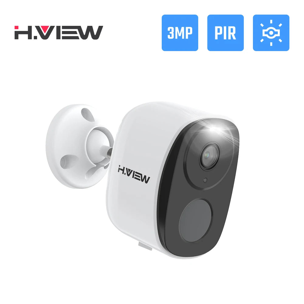 2K Wireless Security Camera – Battery Outdoor Spotlight & Siren
