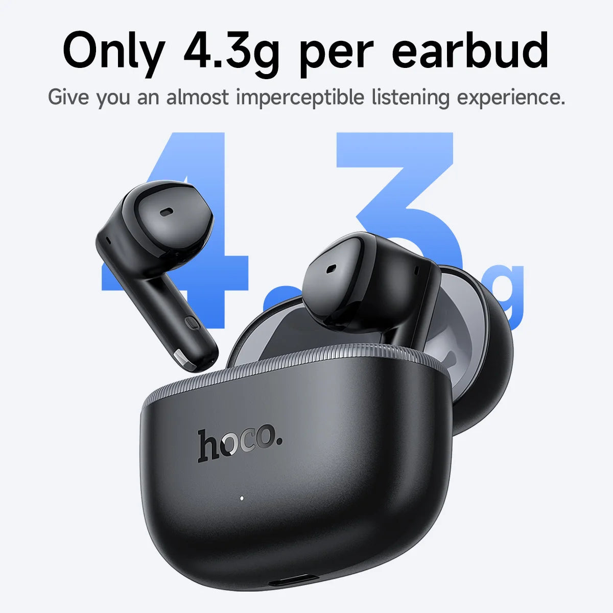 HOCO EQ28 TWS Wireless Earphones – Bluetooth HiFi Bass Earbuds with Microphone