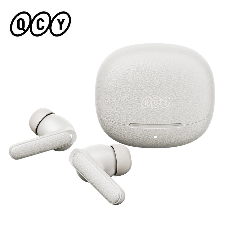 QCY Buds ANC -45dB Adaptive Noise Cancelling Wireless Bluetooth 5.4 Earbuds 6 Mics Clear Call 10mm Dynamic Driver Earphone 25Hrs