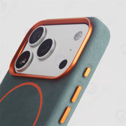 Business Matte Magnetic MagSafe Leather Case for iPhone 15–17 Series & 17 Air