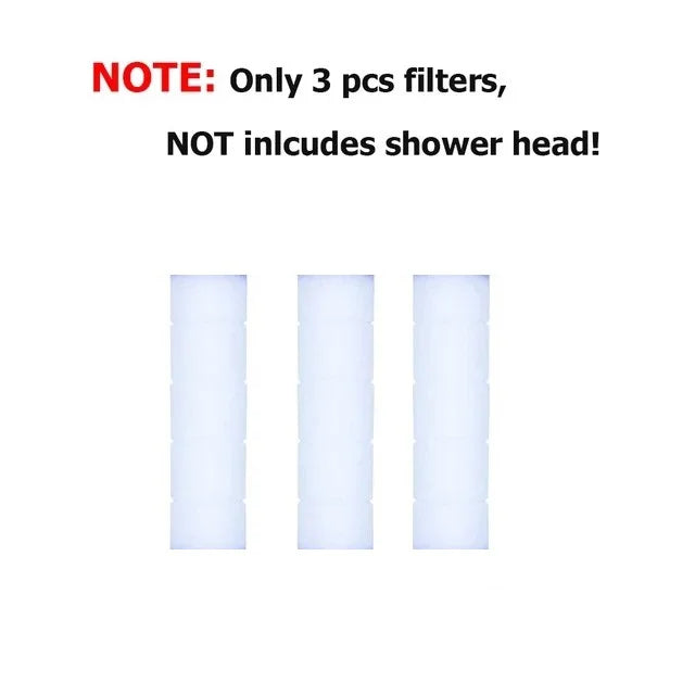 High Pressure Shower Head 13CM – 3 Modes, Massage Water Flow with Filter