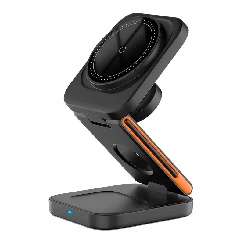 3-in-1 Foldable Wireless Charger – High-Power 30W