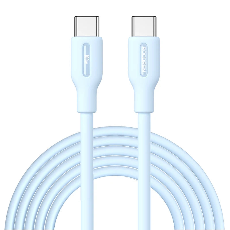 USB-C 100W Fast Charger Cable – Type-C Cord for Laptop & Phone