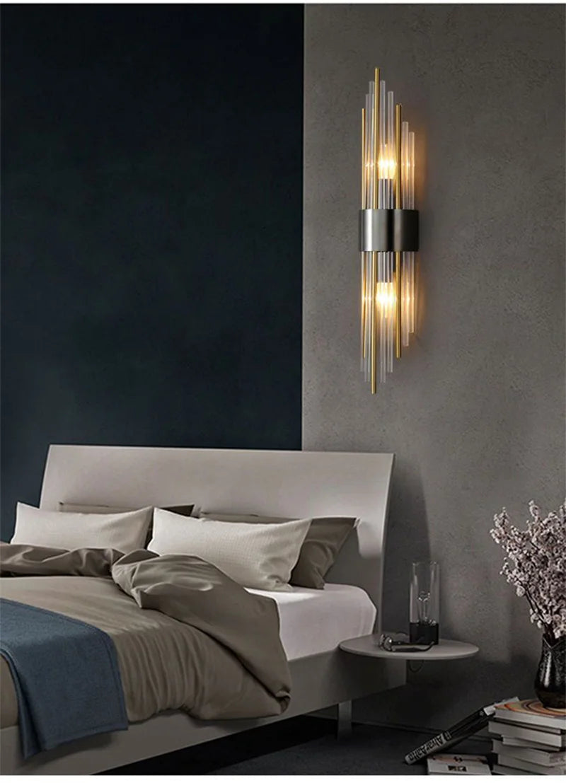 Luxury LED Gold Wall Sconce – Indoor Designer Lighting