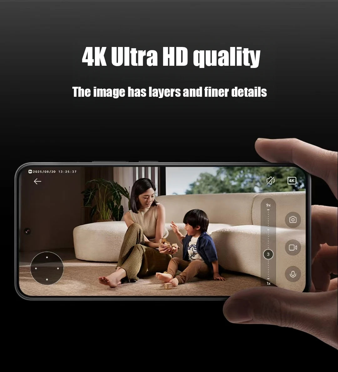 Xiaomi Smart Camera 4 – Zoom Version, 4K Indoor Monitoring Camera