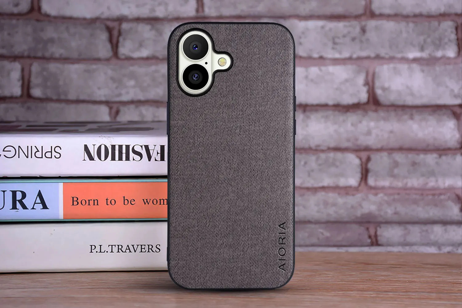 Luxury Textile PU Leather Case for iPhone 17 Series – Slim Shockproof Cover